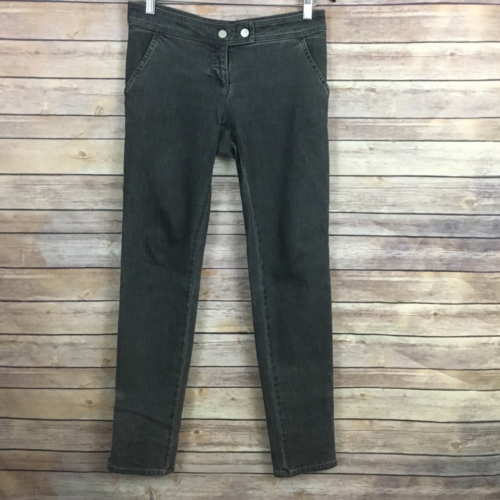 Alexander McQueen Women's Olive Gray Skinny Jeans